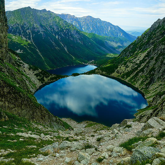 Paveikslas ant drobės - Kalnų tyluma