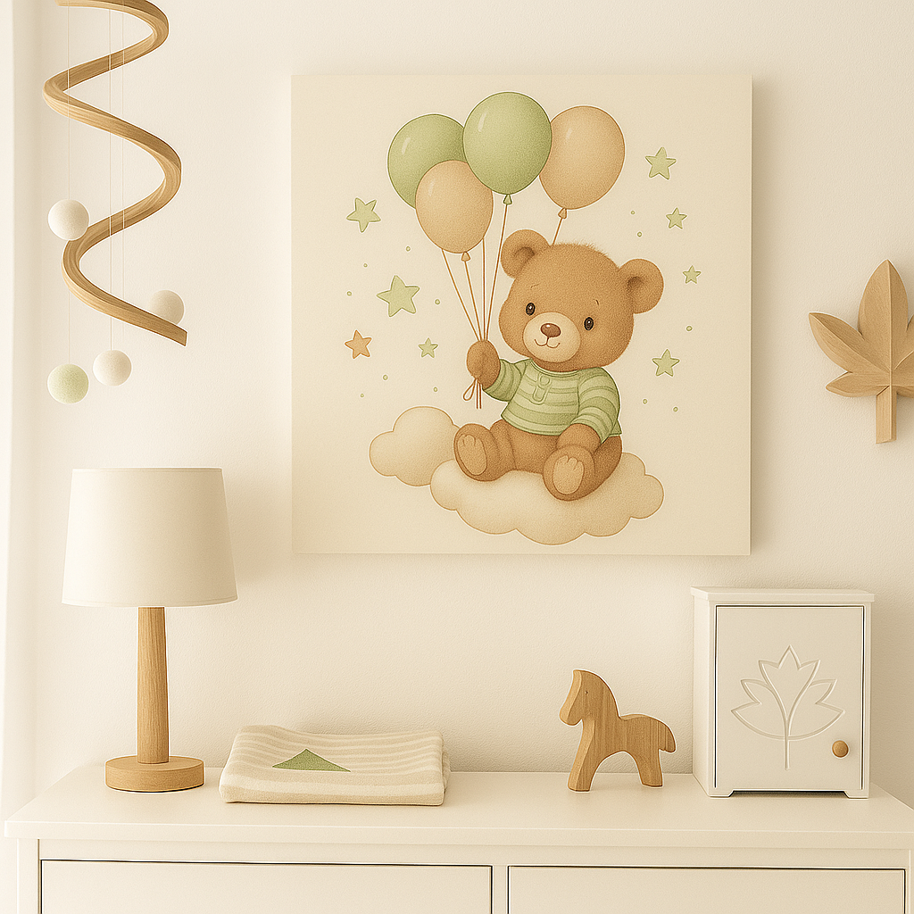 Paveikslas ant drobės - Meškučio skrydis