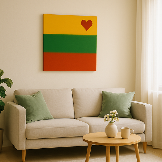 Paveikslas ant drobės - Mūsų trispalvė