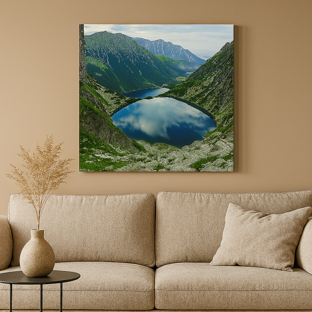 Paveikslas ant drobės - Kalnų tyluma