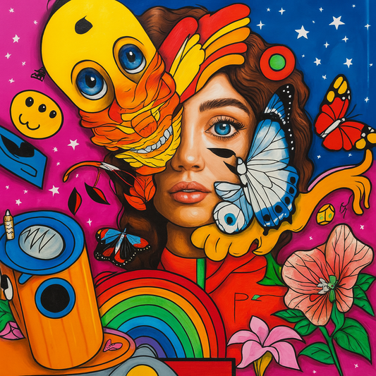 Paveikslas ant drobės - Įkvėpimo sprogimas