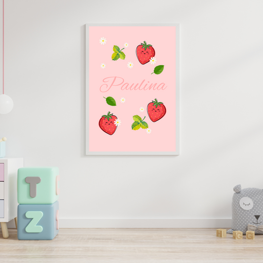 Plakatas - Saldžios braškės