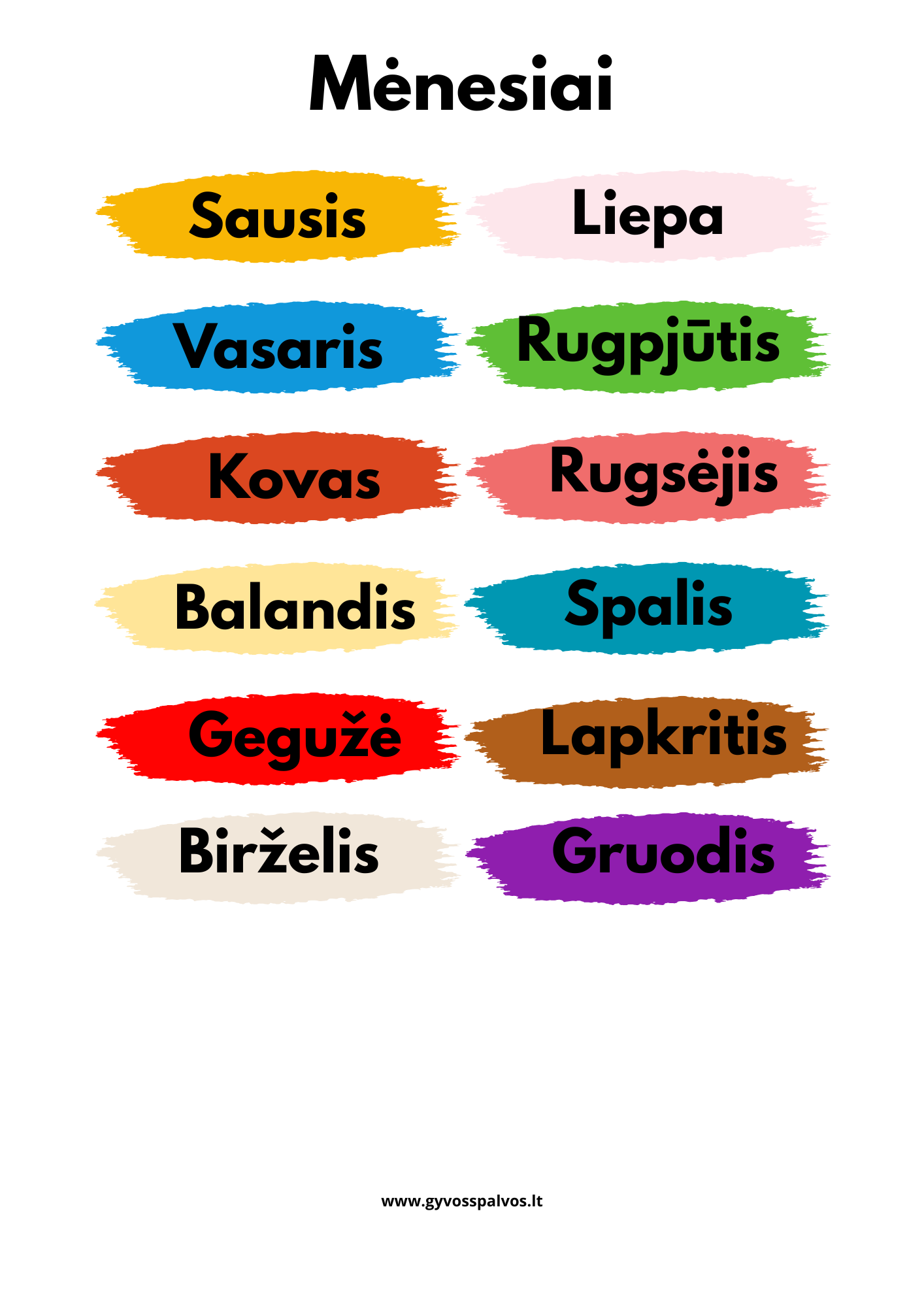 Spalvoti mokslų draugai – aštuonių plakatų rinkinys