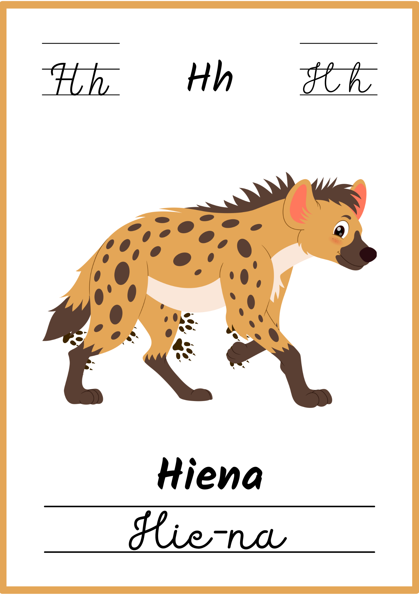 Linksmoji abėcėlė: mokomės skaityti - 32 plakatėlių rinkinys