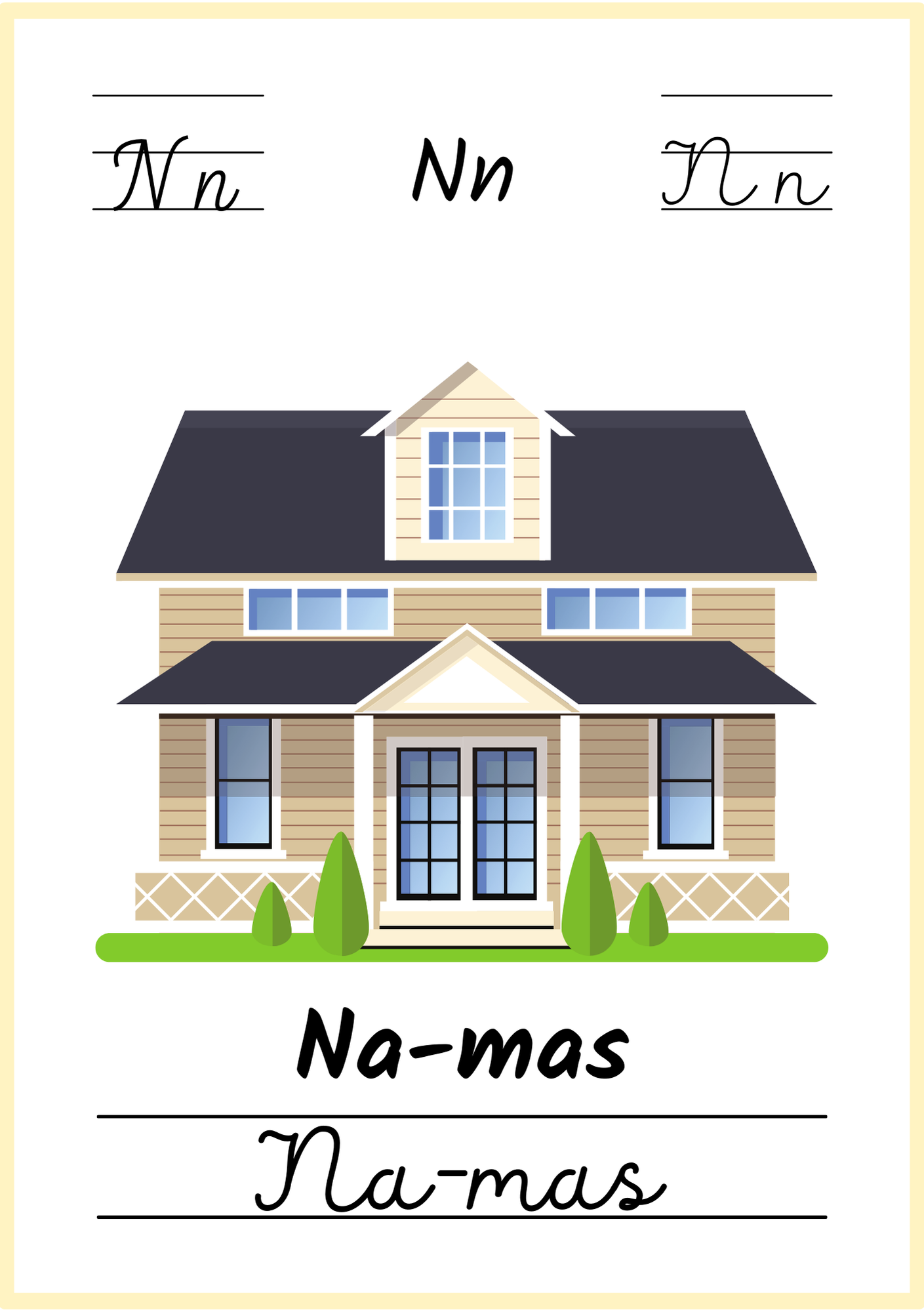 Linksmoji abėcėlė: mokomės skaityti - 32 plakatėlių rinkinys