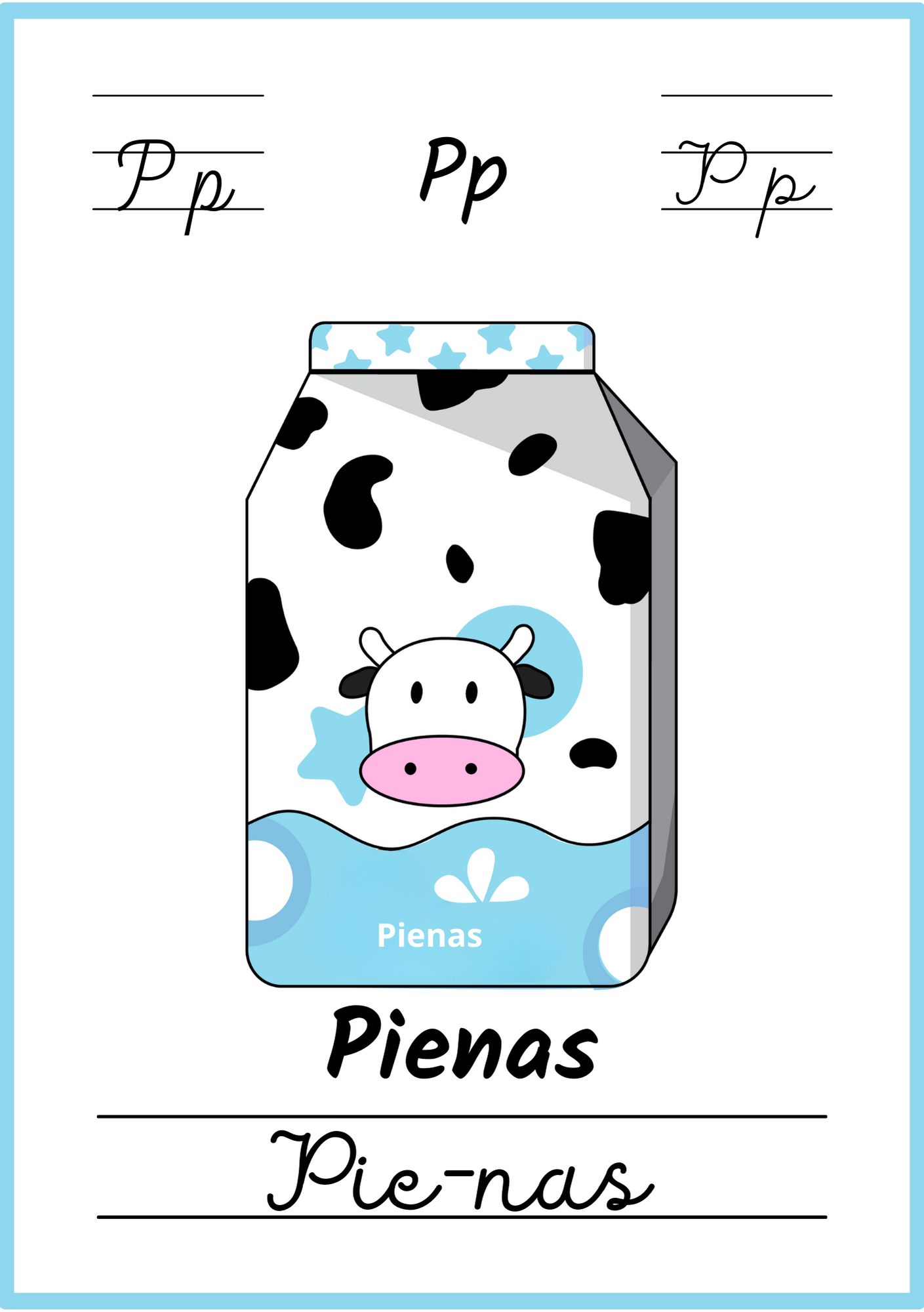 Linksmoji abėcėlė: mokomės skaityti - 32 plakatėlių rinkinys