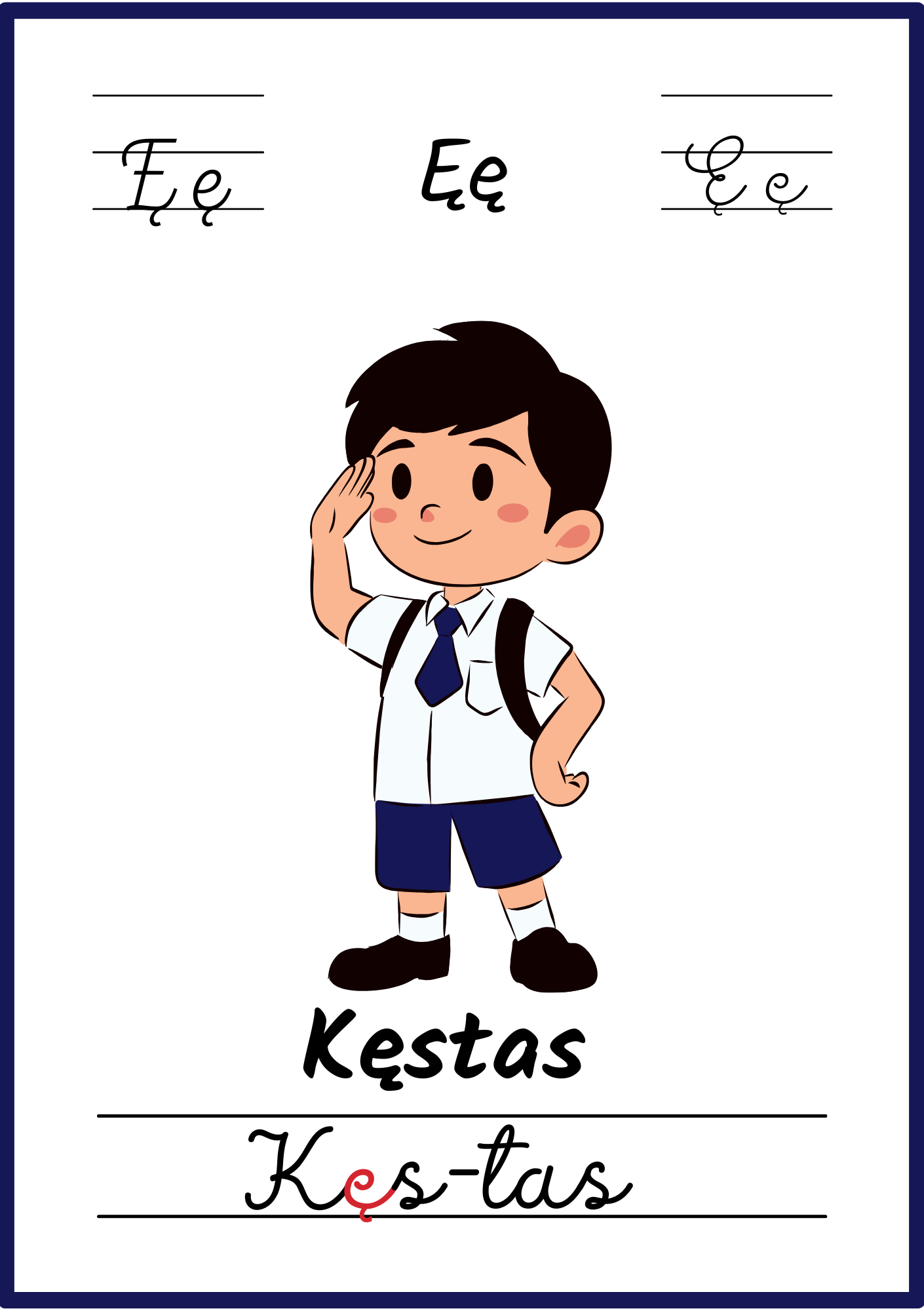 Linksmoji abėcėlė: mokomės skaityti - 32 plakatėlių rinkinys