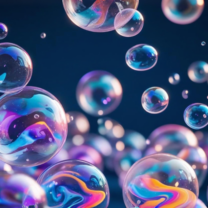 Paveikslas ant drobės - Burbulų šokis