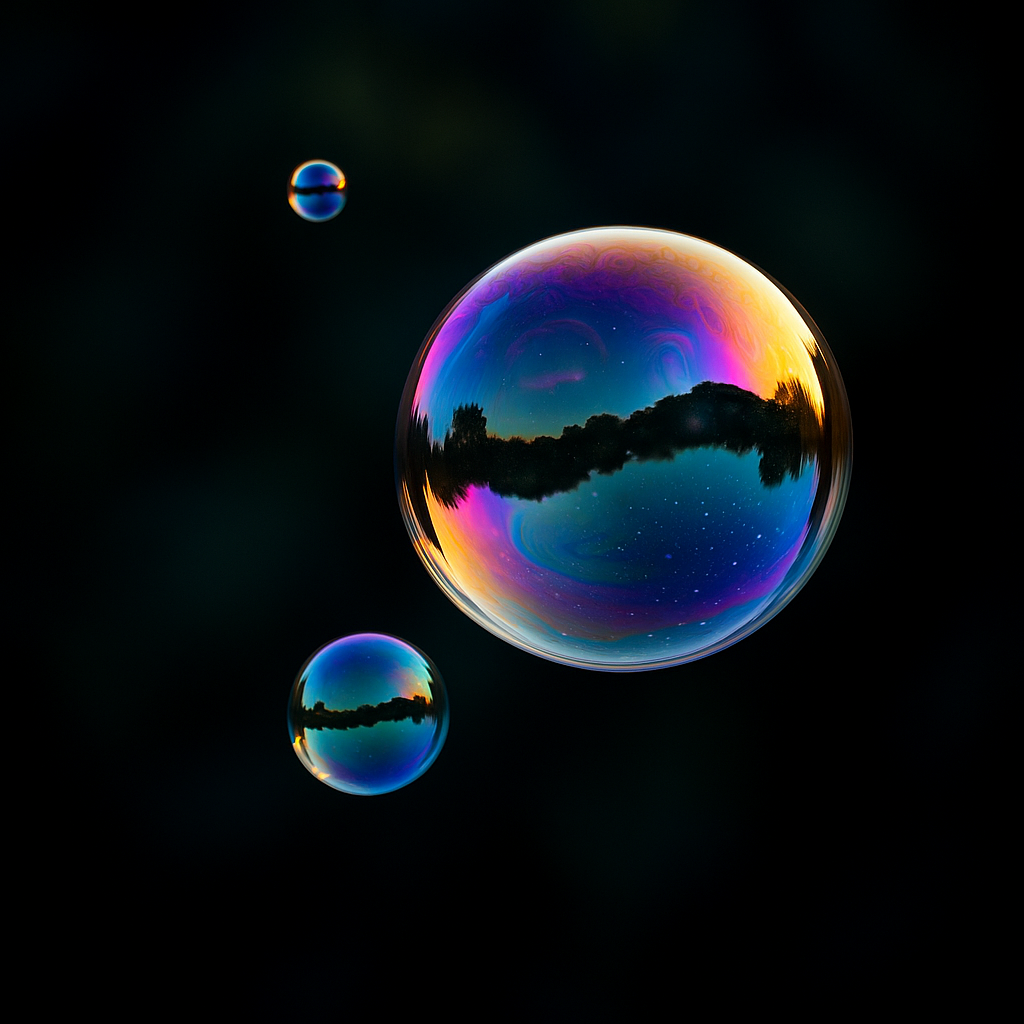 Paveikslas ant drobės - Tyla burbule