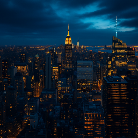 Paveikslas ant drobės - Niujorko šviesos