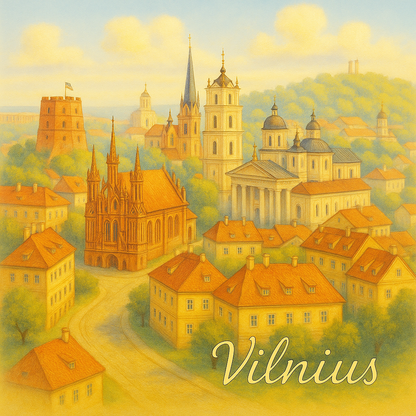 Paveikslas ant drobės - Vilnius