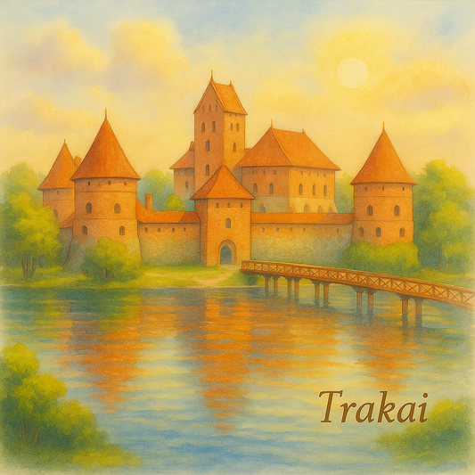 Paveikslas ant drobės - Trakai