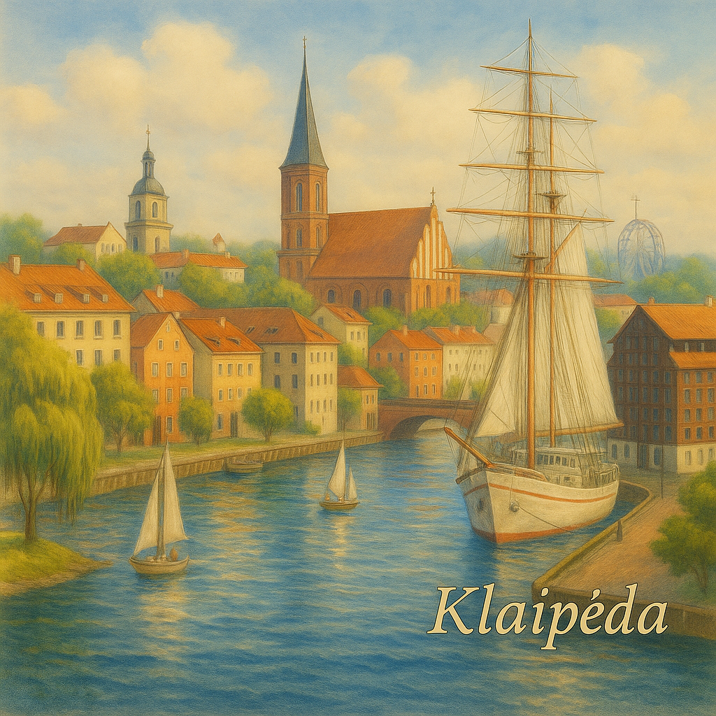 Paveikslas ant drobės - Klaipėda