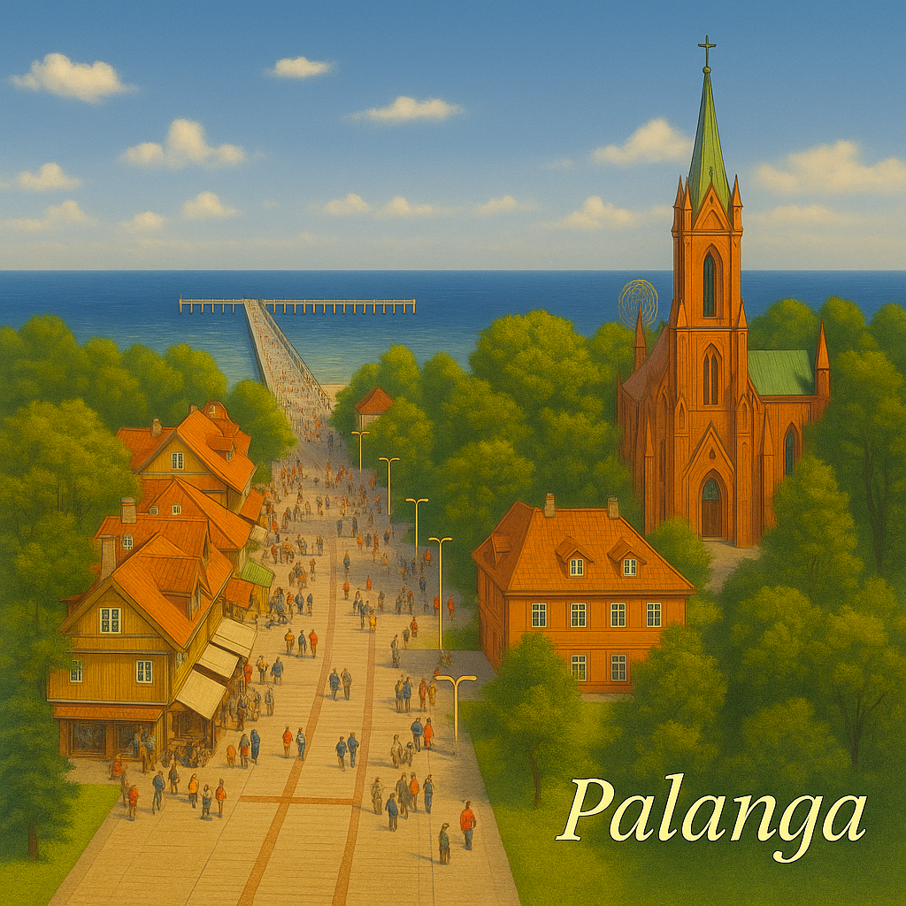 Paveikslas ant drobės - Palanga