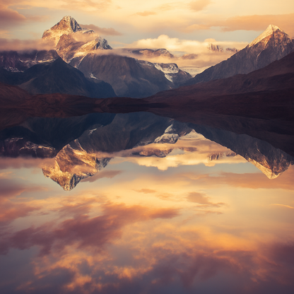 Paveikslas ant drobės - Everesto atspindys