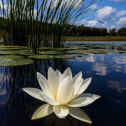 Paveikslas ant drobės - Rasos lelija