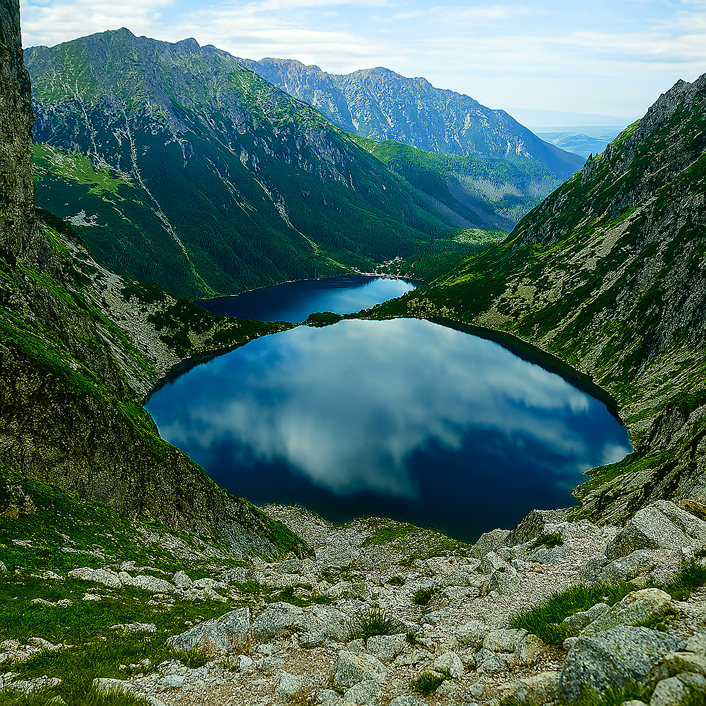 Paveikslas ant drobės - Kalnų tyluma