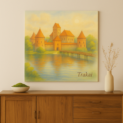 Paveikslas ant drobės - Trakai