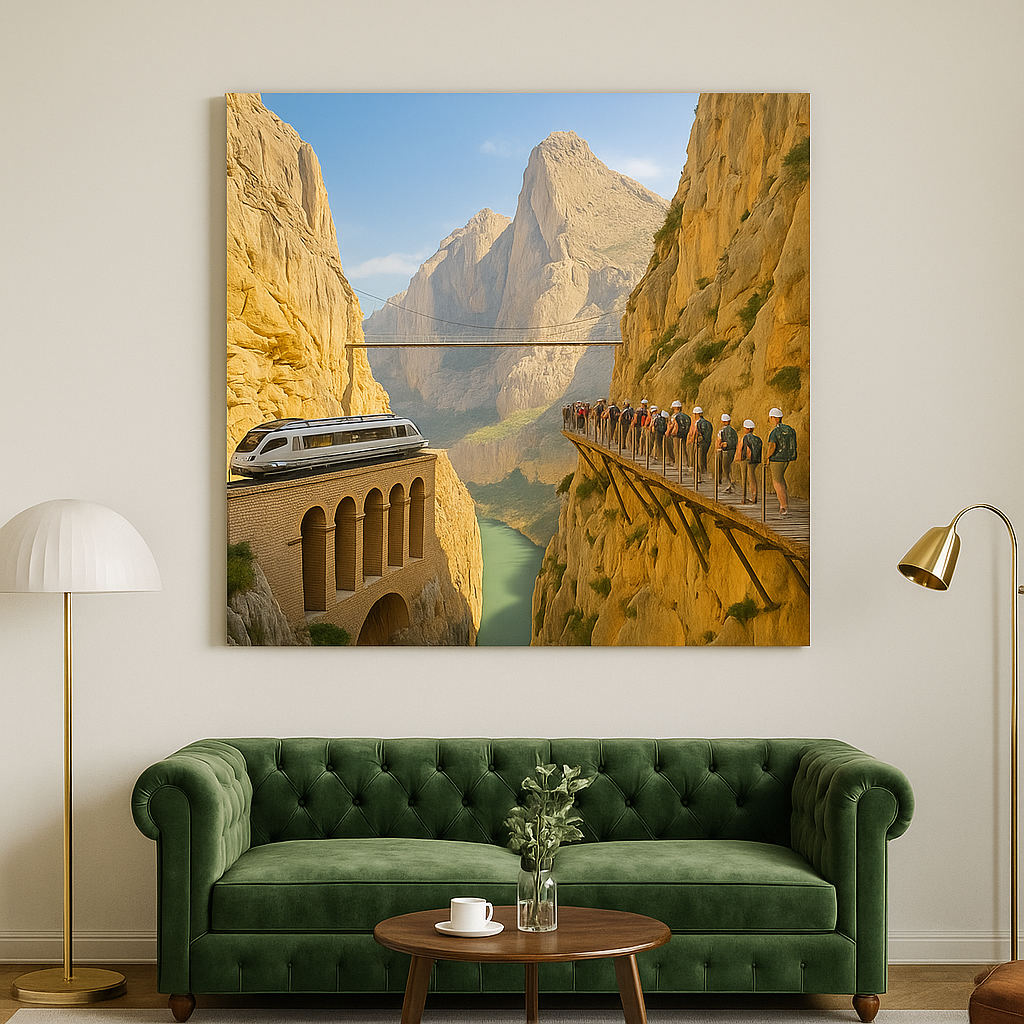 Paveikslas ant drobės - Karalių takais