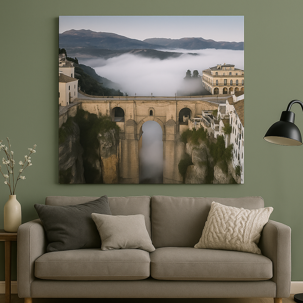 Paveikslas ant drobės - Ronda tylos slėnyje