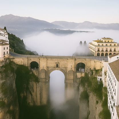 Paveikslas ant drobės - Ronda tylos slėnyje