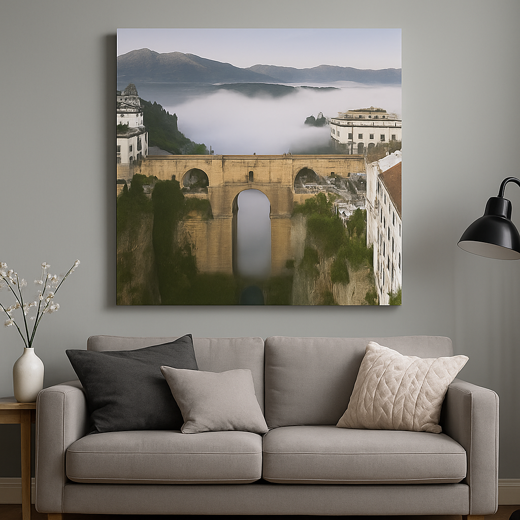 Paveikslas ant drobės - Ronda tylos slėnyje