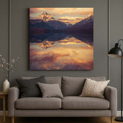 Paveikslas ant drobės - Everesto atspindys