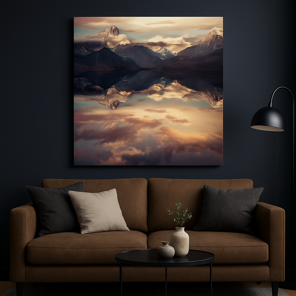 Paveikslas ant drobės - Everesto atspindys