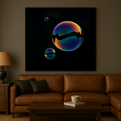 Paveikslas ant drobės - Tyla burbule