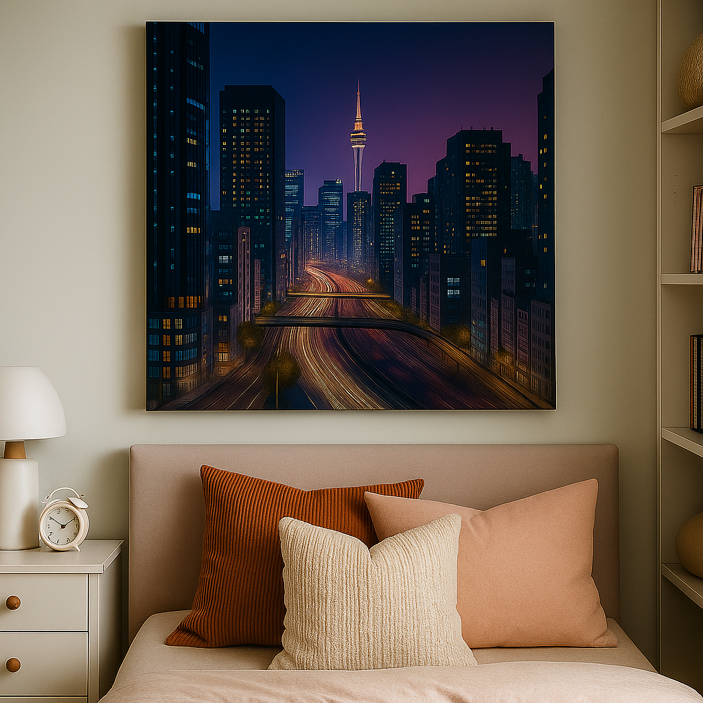 Paveikslas ant drobės - Nakties ritmu