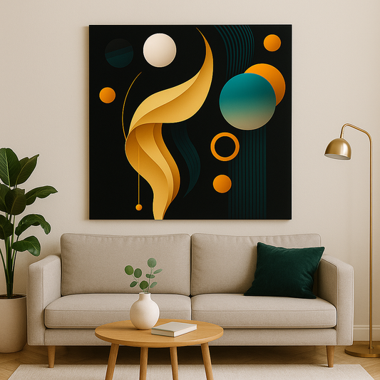 Paveikslas ant drobės -  Kosminė tėkmė