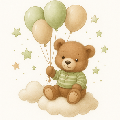 Paveikslas ant drobės - Meškučio skrydis