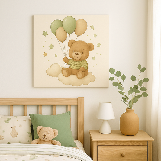 Paveikslas ant drobės - Meškučio skrydis