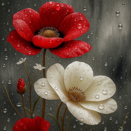 Paveikslas ant drobės - Rasos prisilietimas