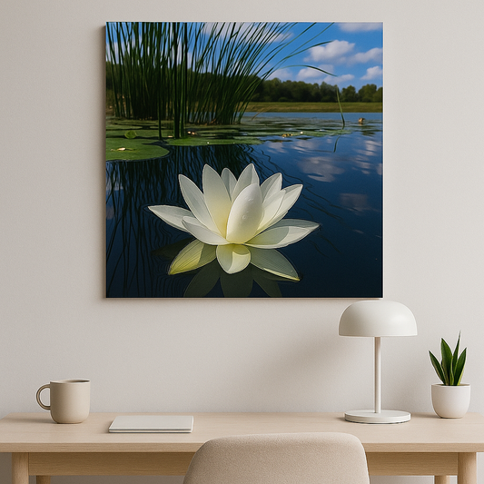 Paveikslas ant drobės - Rasos lelija