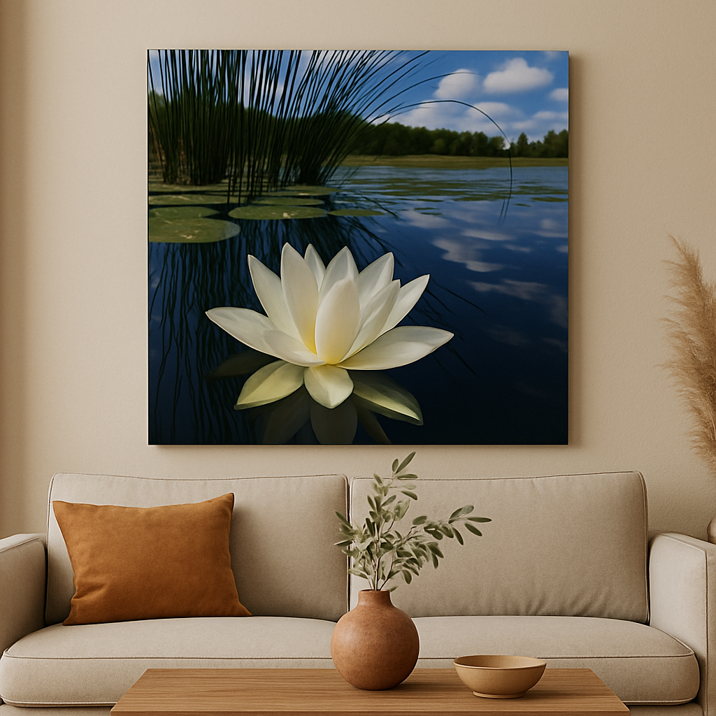 Paveikslas ant drobės - Rasos lelija