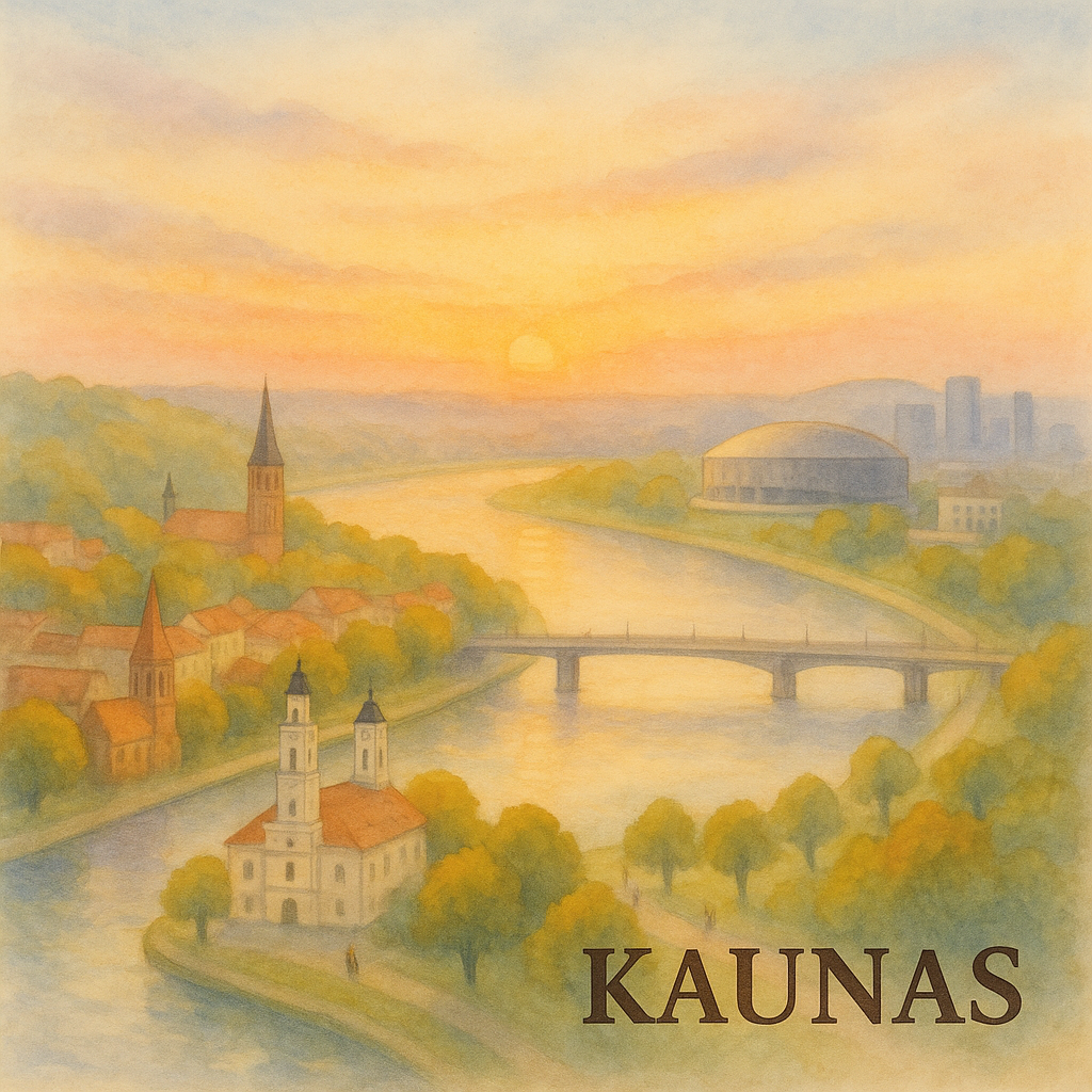 Paveikslas ant drobės - Kaunas