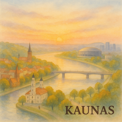 Paveikslas ant drobės - Kaunas