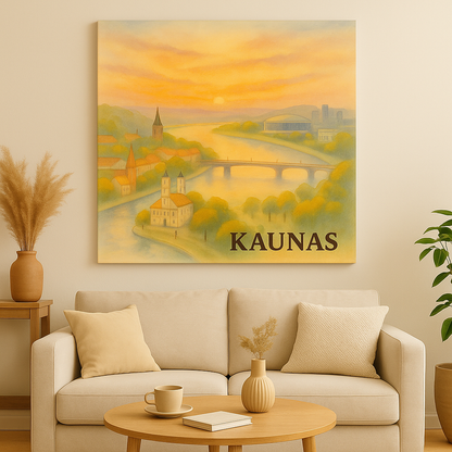 Paveikslas ant drobės - Kaunas