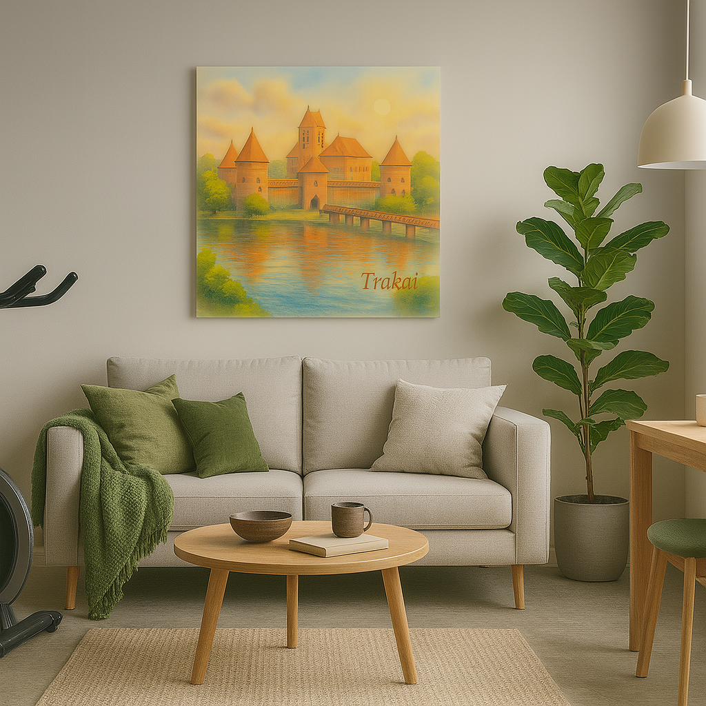 Paveikslas ant drobės - Trakai