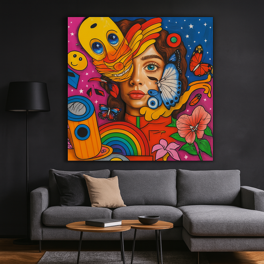 Paveikslas ant drobės - Įkvėpimo sprogimas