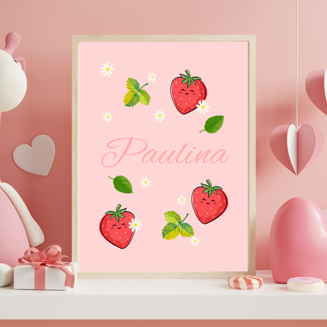 Plakatas - Saldžios braškės