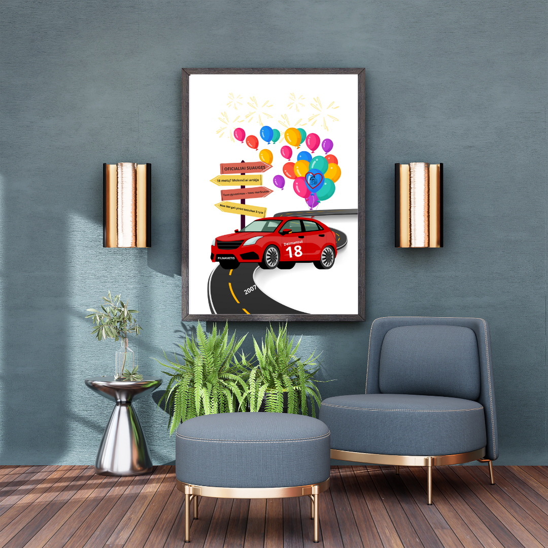 Plakatas - Pilnametystės startas