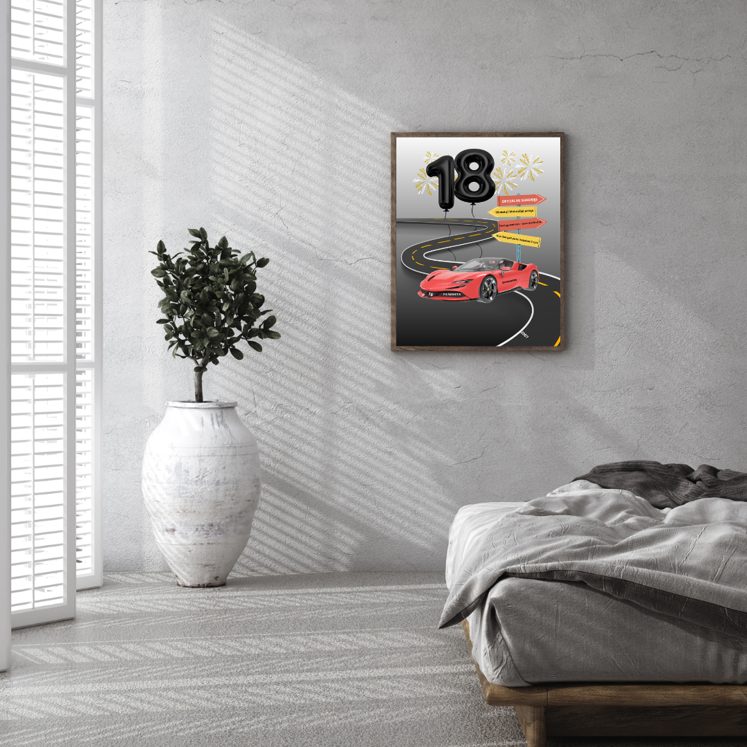 Plakatas - Pilnametystės greitkelis