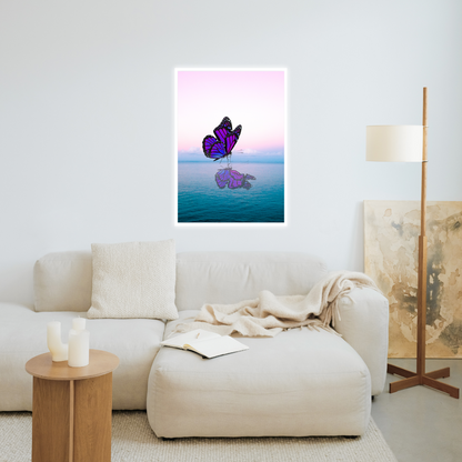 Plakatas - Drugelio ramybė