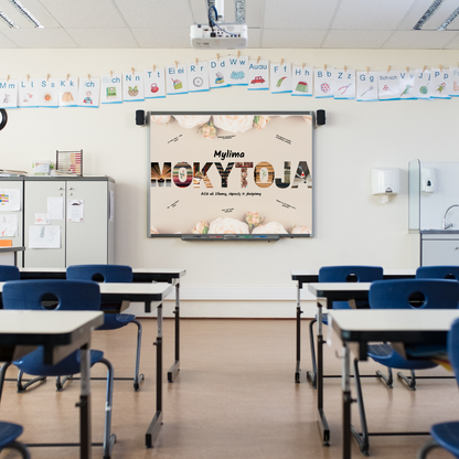 Plakatas - Mylima Mokytoja