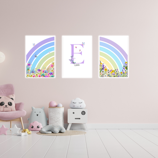 Vaivorykštės pasaka - trijų plakatų rinkinys