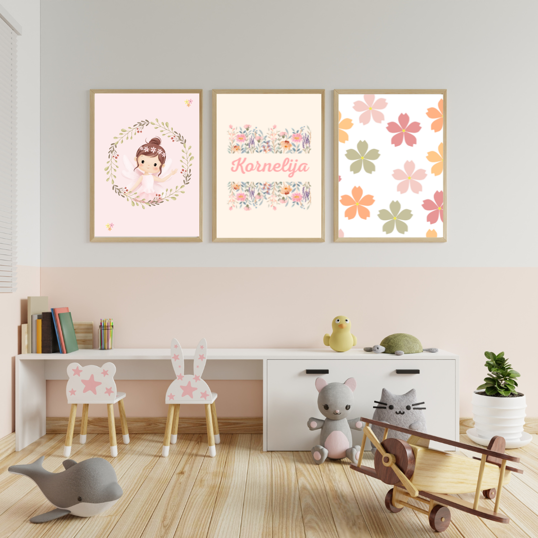 Spalvoti sapniukai – trijų plakatų rinkinys