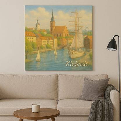 Paveikslas ant drobės - Klaipėda